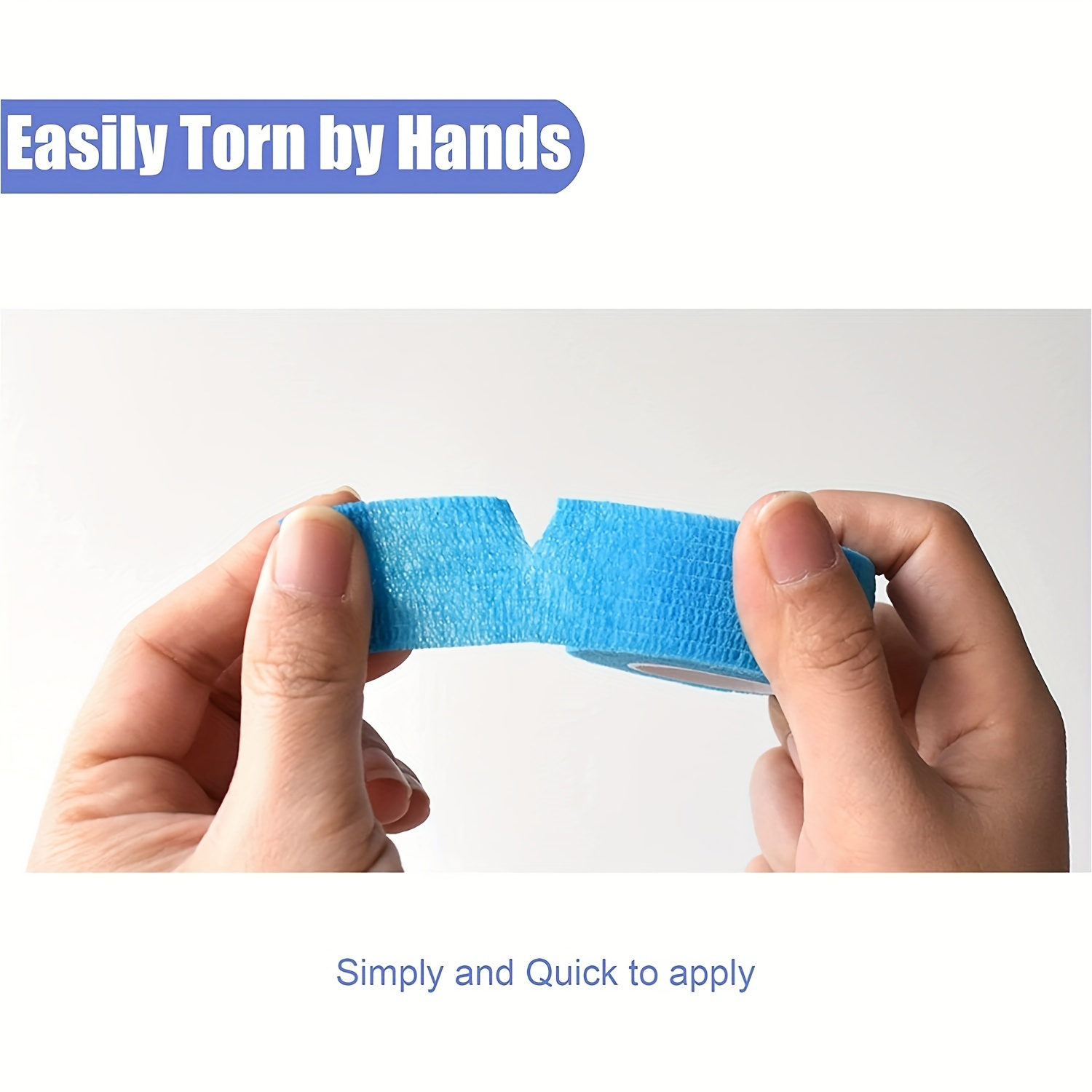 Self Adhesive Elastic Bandage Wrap, 12Pcs Set